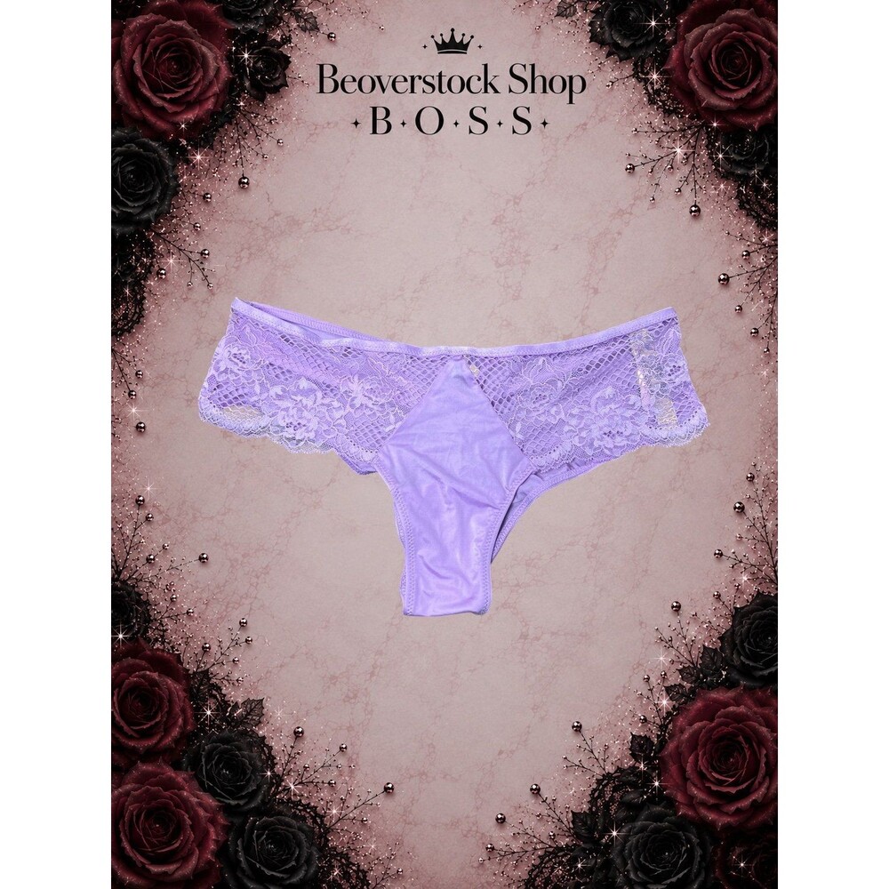 New Victoria’s Secret Lace Cheeky Panty – Lavender Purple – Size Medium